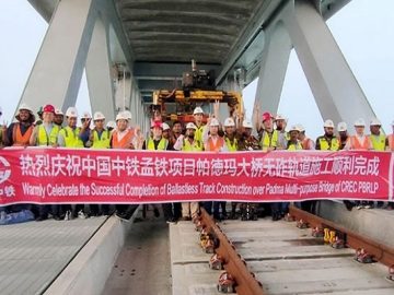 শেষ হলো পদ্মা সেতুর রেললাইন নির্মাণ কাজ