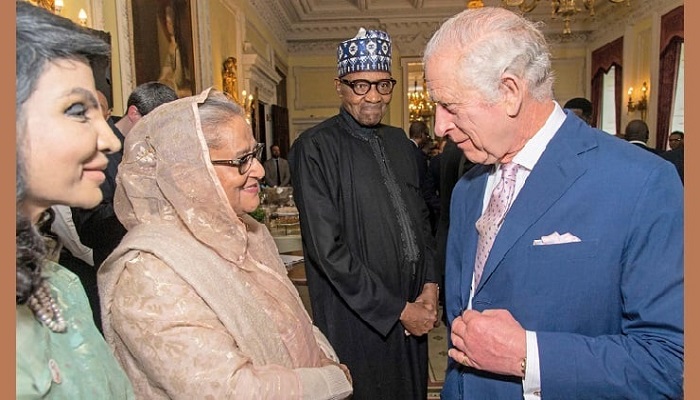রাজা তৃতীয় চার্লসের দেয়া সংবর্ধনা অনুষ্ঠানে প্রধানমন্ত্রীর যোগদান