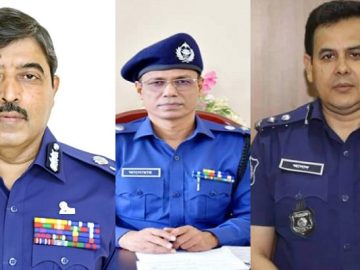 পুলিশের ৩ বড় কর্তা