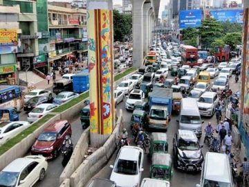 যানজটে স্থবির
