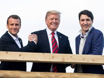 ট্রুডো-ম্যাক্রোঁর